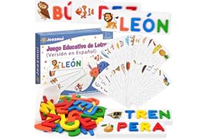 Joozmui Jeux éducatifs pour Enfants 3 4 5 6 7 8 Ans, Jouets pour Enfants 3-8 Ans (Versión en español)
