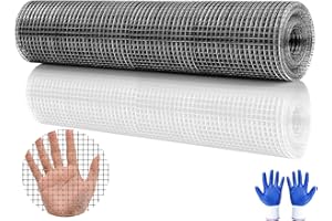 Mbsomnus Rete Metallica 400mm x 5m Rete Zincata Rete Metallica Maglia Piccola Griglia Metallica Rete Metallica Anti Topi Rete Metallica per Recinzioni Casa e Giardino Blocca Topi Riempimento Fessure