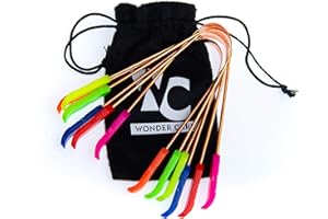 Wonder Care - Spazzola per lingua ayurvedica in rame | Raschietto colorato per lingua sollievo dall'alitosi ayurvedico (confezione da 6)