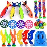 Faburo 28pcs Kids Pool Games, Kids Pool Toys, Water Games | Beach Toys, Beach Accessories, Kid Toy in Summer, Outdoor Water G