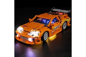 LIGHTAILING Set di Luci per Lego-42204 Fast and Furious Toyota-Supra-MK4 Modello - Kit d'Éclairage LED Compatible avec les Modèles de Blocs de Construction Lego - Modèle Non Inclus