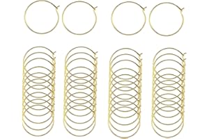 LOREC Segnabicchieri per Calici 25mm Charms In Vetro Di Vino Lega Segna Bicchieri