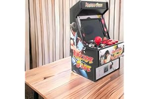 VL VILLORE Consola Retro portátil Mini Arcade Máquina de Juego Recargable Portatil 16 bits 156 Juegos clásicos