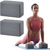 Gaiam Essentials Yoga Block (Set Of 2) &ndash; Supportive, Soft Non-Slip Foam Surface For Yoga, Pilates, Meditation