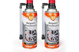 BESCH Kit Repara Pinchazos Especial para Coche 450ml Sella el Neumatico Inmediatamente - Sellador Emergencia para Reparar Ruedas (2)