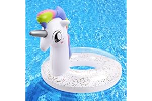 HeySplash Inflatable Swim Ring, Summer Pool Beach Party Swimming Float Tube, Water Fun Swimming Pool Toys for Water Activities