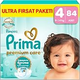 Prima Bebek Bezi Premium Care 4 Numara 84 Adet Ultra Fırsat Paketi