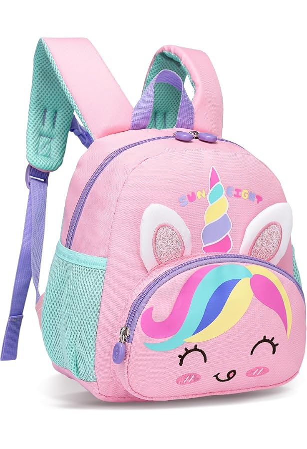 Sac à Dos Enfant 1-3 Ans En Forme De Lapin - Taille 28x23x10 Cm, Toile - Cadeau Mignon Pour Maternelle Et Sorties - 3