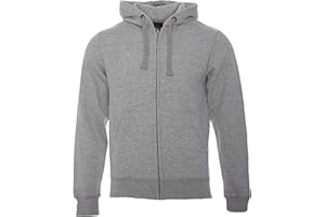 ROCK-IT Apparel® Męska kurtka z kapturem, zamek błyskawiczny, bluza z kapturem, bluza robocza z kapturem, rozmiary XS-5XL - kolory czarny, zielony, granatowy i szary