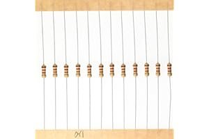 HUABAN 200 Piezas 0.25 Watts 1/4W 120R 120 Ohm 5% Resistencia de película de carbono