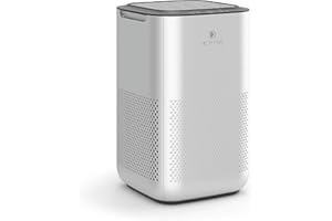 MEDIFY AIR Medify MA-15 Air Purifier with H13 True HEPA Filter | 30 sq m Coverage | for Allergens, Smoke, Smokers, Dust, Odors, Pollen, Pet Dander | Quiet 99.9% Removal to 0.1 Microns | Silver, 1-Pack