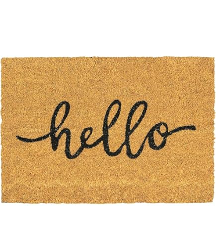 Droog Design - Welcome Mat - Brown (Hippomat) : Amazon.co.uk: Home