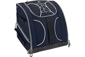 ZOUNICH Bolsa para Botas de esquí con Compartimento para Casco y Botas, Mochila Esqui de 55 litros, Mochila Ski Resistente al Agua, Adultos Unisex