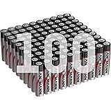 Ansmann batterier AAA 100 stycken – alkaliskt mikrobatteri perfekt för ljuskedja, LED-ficklampa, leksak, fjärrkontroll, väder