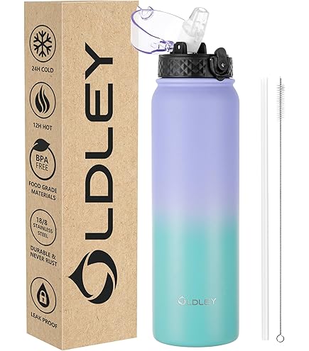 Borraccia Termica 1L In Acciaio Inox Con 3 Coperchi - Mantiene Freddo 24h E Caldo 12h