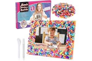 MDINGTD Regalo Bimba 5 6 7 8 9 10 11 12 Anni Femmina, Kit Lavoretti Creativi per Bambini 5 6 7 8 9 10 11 12 Anni Mosaico Bambini Giocattoli Bambina 5 6 7 8 9 10 11 12 Anni Cornice per Disegni Bambini