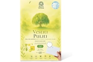 MAMAWILLOW Mama Willow Detersivo Naturale in Fogli per Bucato(30): Formula Concentrata e Senza Sprechi – Tensioattivi di Origine Vegetale ed Enzimi – Senza Parabeni, Fosfati e Sbiancanti – Profumazione Delicata