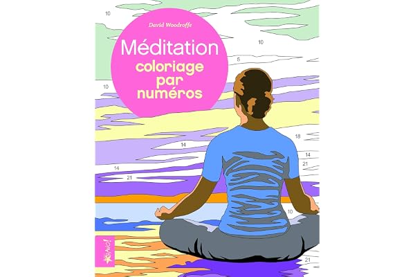 Coloriage par numéros - Méditation