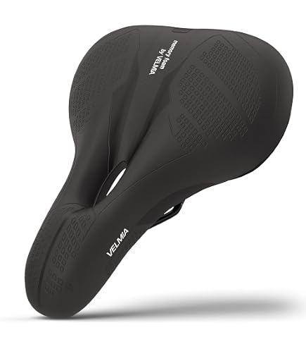 Selle Vélo Royal Adultes Gel Elastomer - Confort Assise Optimisé - Noir - Taille Unique