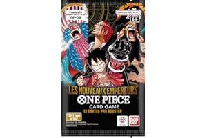 ONE PIECE CARD GAME Asmodee - One Piece OP-09 Booster - Bandai -Jeux de société - Jeu de Cartes à Collectionner JCC - Les Nouveaux empereurs - 30 Min - en français