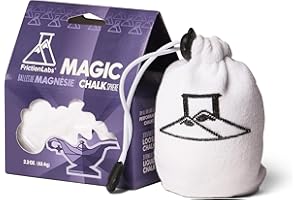 FrictionLabs Magic Chalk Ball 2,2 oz – Chaux de qualité supérieure pour Escalade de Roche, Levage de Poids, Gymnastique, Bowling Crossfit – Mesure sans Craie avec Chaussettes Rechargeables – Pas de