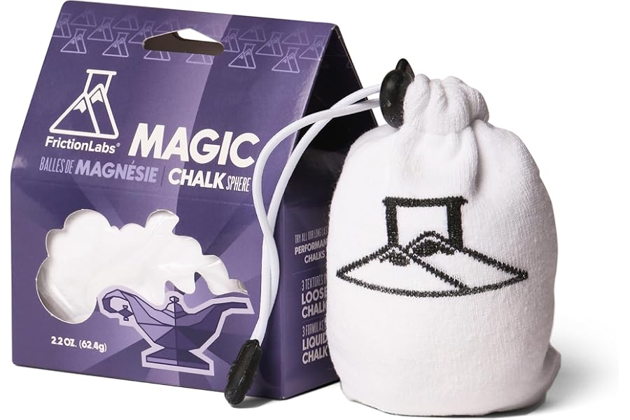 Friction Labs Magic Chalk Ball & Magic Chalk Ball PRO - Premium Chalk Ball for Rock Climbing, Weight Lifting, Gymnastics, & Bowling - Mess Free Gym Chalk