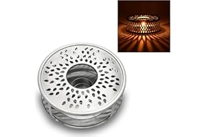 Creano Tea Pot Warmer - Made of Stainless Steel with Tea Light Holder - Tea Warmer, Coffee Warmer, Tea Light - Stable Does Not Rattle - Suitable for All Teapots
