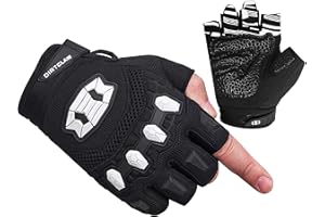 Seibertron Dirtclaw Unisex BMX MX ATV MTB Road Racing Mountain Bike Bicycle Cycling Off-Road/Dirt Bike GEL Padded Anti - Slip Palm Fingerless Gloves Motorcycle Motocross Sports Gloves