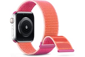 Jiamus Nylon Solo Loop Armband Kompatibel mit Apple Watch Armband 40mm 41mm 38mm 44mm 42mm 45mm,Verstellbare Elastisch Ersatz Sport Klett Armband für iWatch Series 9 8 7 6 5 4 3 2 1 SE Ultra/Ultra 2
