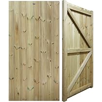Interlocking Gate Wooden Garden Gate PGS Premier Heavy Duty Thick H-Frame Interlocking ...