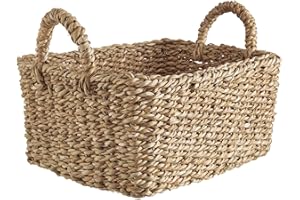 BUTLERS Aufbewahrungskorb L30 x B24 x H12cm -ERLA- Korb Aufbewahrung im Badezimmer, Deko fürs Regal | Organizer für Tisch, Kommode | ideal als Behälter für Küche