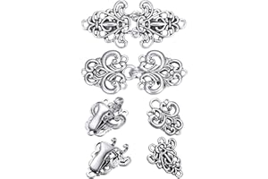 XINNUN 2 Stücke Metall Strickjacke Clip Antik Silber Ton Pullover Clip Retro Umhang Schal Clips Keltische Hemd Brosche Clips Vintage Kragen Kleid Clips Verschlüsse für Frauen