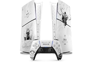 FFRAME Sticker for PS5 Gear 1, Slim Digital Edition, Console and controllers, Manga Skin Gear 1 (1 Controller)