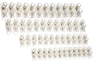 BRACKIT Terminal Blocks Wire Connectors - Bulk Pack of 12 - Electrical Connector Block - 4 Sizes (3a/5a/10a/15a) – 3 Strips Per Size – 12 Way Electrical Connectors, Wire Splice Connectors