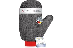Glart Gant de nettoyage en Microfibre pour jantes en aluminium pour Voiture, entretien auto moto vélo, 27 x 12 cm, sans brosse pour jantes en aluminium