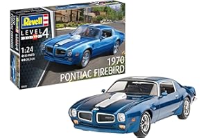 Revell-Revell-07672 modle 1970 Maqueta de Coche (Escala 1:24, sin lacar) Pontiac Firebird Kit Modelo, Color sin Pintar, Mittel (07672)