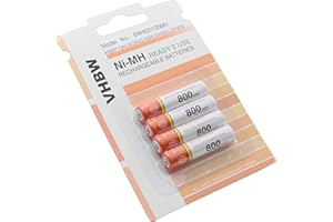 vhbw 4X AAA Micro Batteries pour téléphone Fixe sans Fil, Compatible avec Siemens Gigaset C385 Duo, C455, C47h, C59h, S100, S150