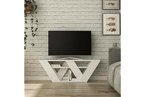 Dmora - Mobile porta TV Pegasus, Credenza da soggiorno, Armadio basso per TV, Base parete attrezzata, 110x30h40 cm, Bianco