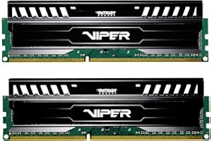 Patriot Memory Viper 3 Black Mamba DDR3 1600 16GB (2x8GB) C10 Kit Memoria de Juego XMP 1.3 Negro PV316G160C0K