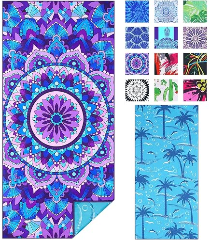 The Flash Beach Towel - Oversized 58 X 28 Inches, 100% Cotton, Quick Dry - View #10