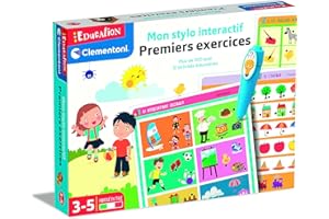 Clementoni - 52093-ADN - Mon Stylo parlant - Premiers Exercises - Jeu éducatif, Dès 3 ans