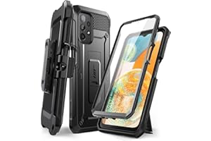 SUPCASE Unicorn Beetle Pro Series etui do Samsunga Galaxy A23 5G (wersja z 2022 r.), ochrona 360, wytrzymała obudowa z wbudowaną ochroną ekranu (czarne)