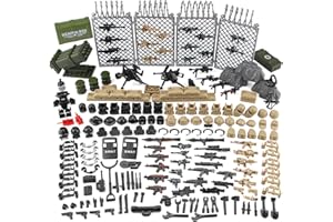 Feleph Modern Military Weapons Pack SWAT Police Multiple Combinations Toy Set for Soldier Figures Model Army Equipment Gear Pieces Blocks Accessories Compatible with Major Brand