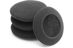 Okuli 4 x Cuscinetti Auricolari di Ricambio Schiuma Spugna per Auricolari Cuffie - 70mm