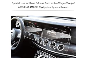 LFOTPP Mercedes-Benz E klasa AMG folia ochronna do nawigacji i tablicy rozdzielczej [2 sztuki] – 9H folia chroniąca przed zarysowaniami i odciskami palców