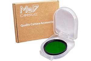 MAD CAMERAS MaD Camera - Filtre de Correction Vert 49 mm - Réduit l'éblouissement et améliore Le Contraste - Filtre d'objectif d'appareil Photo Premium pour Reflex numériques