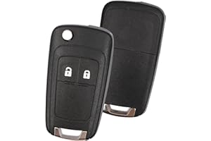 Betterher 2 Tasti Guscio Chiave Auto Telecomando Ricambio Chiave compatibile con Chevrolet Aveo Matiz Cruze Captiva Spark Orlando Trax；Opel Vauxhall Astra Insignia Vectra Corsa Mokka