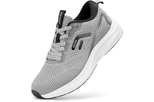 FitVille Wide Fit Trainers for Men Arch Support Road Running Shoes Lightweight Breathable Athletic Sneakers for Gym Fitness Jogging Walking