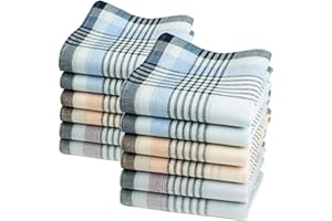 Merrysquare - Pañuelos Hombre - Talla 16" cuadrado - 100% Algodón - Modelo GASPARD (12)