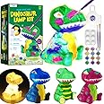 Paint Your Own Dinosaur Lamp Kit, Dinosaur Toys for Boys, Gift for Boy Kid, Arts and Crafts for Kids, Painting kit for Kids 6-12, Birthday Gift Set Boy Girl Ages 3 4 5 6 7 8 9 10 11 12+